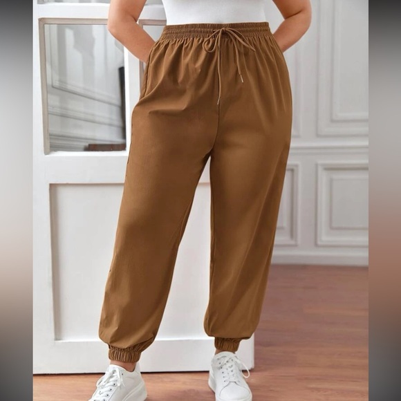 NWOT Shein Frenchy Drawstring Waist Pants - Picture 2 of 3